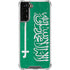 Saudi Arabia Flag Distressed Galaxy S22 Plus Clear Case